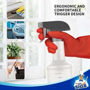 MR.SIGA 24 oz Heavy Duty Spray Bottles for Cleaning