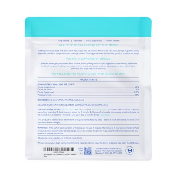 Long-Lasting Yak Cheese Dog Chews for Aggressive Chewers