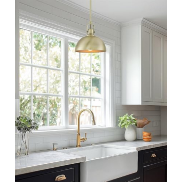 Kira Home Belle 9" Industrial Pendant Light with Adjustable Length