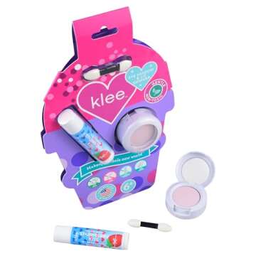 LunaStar Klee Eye Shadow and Lip Shimmer Makeup Kit. Gentle and Non-Toxic. Kid-Friendly. Made in USA...