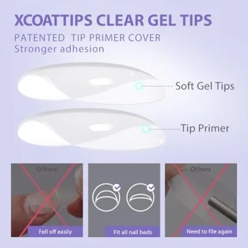 Extra Short Almond Gel Nail Tips - BTArtbox XCOATTIPS