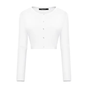 Urban CoCo Women's Cropped Cardigan Soft and Stylish