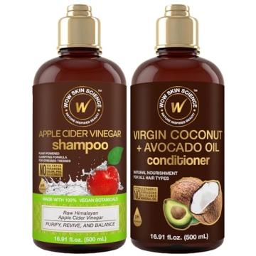 WOW Apple Cider Vinegar Shampoo & Conditioner Set 500ml