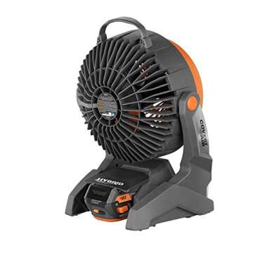Ridgid R860720B GEN5X 18-Volt Hybrid Cordless & Corded Fan (Battery and Charger Not Included)