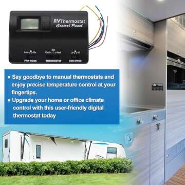 JINUKA 83303862 Digital Thermostat Replacement for Heat/Cool T-Stat Wall Thermostat,Temperature Adjustment from 37℃ to -1 ℃