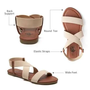 Comfortable Trary White Sandals for Women - Stylish & Functional