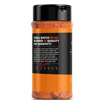 Kosmos Q Cow Cover BBQ Rub | Savory Blend | Great on Brisket, Steak, Ribs & Burgers | Best Barbecue ...