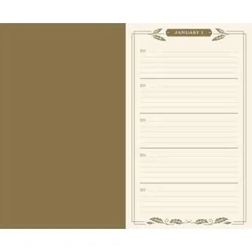 Gilded One Line a Day Memory Book for Daily Reflection