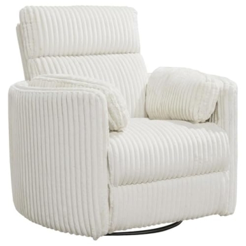 Parker Living Radius Mega Ivory Power Swivel Recliner