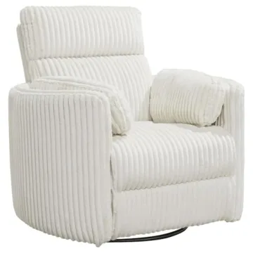 Parker Living Radius Mega Ivory Power Swivel Recliner