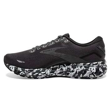 Brooks Women's Ghost 15 Neutral Running Shoe - Ebony/Black/Oyster - 6 Medium