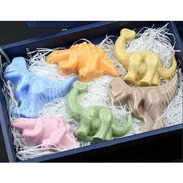 Large Dinosaurs Silicone Fondant Mold Set – Perfect for Baking