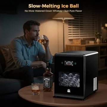 Relltytech 2” Ice Ball Maker for Whiskey – Fast & Clear