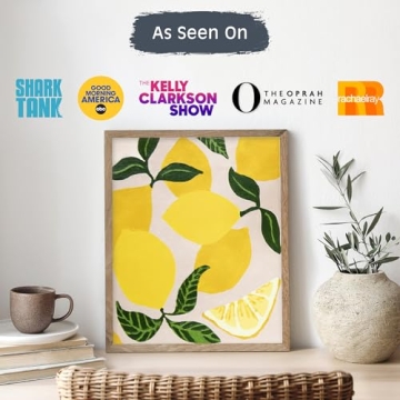 Pink Picasso Kits Mid Century Modern Paint by Number for Kids Ages 5-12 | DIY Beginners Kids Craft Kit Acrylic Paint Canvas Painting Kits as Seen On Shark Tank | (Be Zesty) 8x10-Paint Kit Set