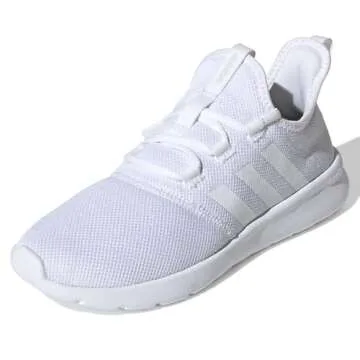 adidas Women's Cloudfoam Pure 2.0 Running Shoes, White/White/Grey, 6