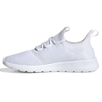 adidas Women's Cloudfoam Pure 2.0 Running Shoes, White/White/Grey, 6