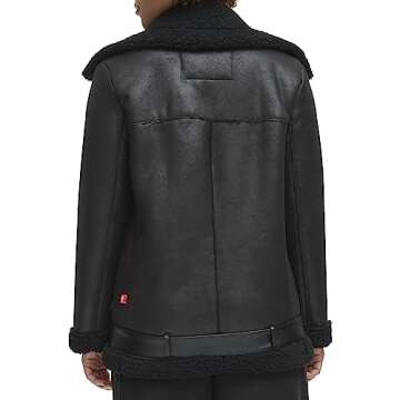 Levi's Women's Cozy Faux Shearling Moto Jacket