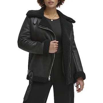 Levi's Women's Cozy Faux Shearling Moto Jacket