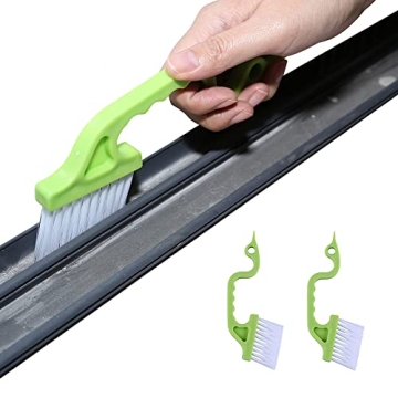 2 Pack Hand-held Cleaning Brushes for Window Tracks and More