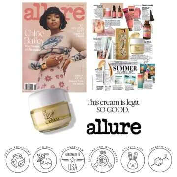 In Your Face CREAM | Smoothes Signs of Fine Lines & Wrinkles | Adds Layers of Hydration | Luxurious Age-Defying Face Moisturizer | CoQ10 & Vitamin C