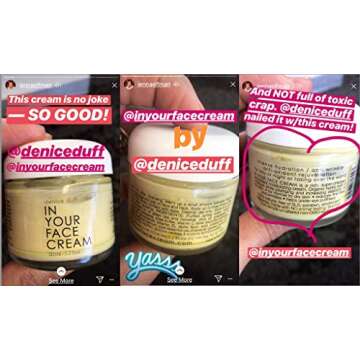 In Your Face CREAM | Smoothes Signs of Fine Lines & Wrinkles | Adds Layers of Hydration | Luxurious Age-Defying Face Moisturizer | CoQ10 & Vitamin C