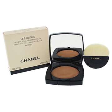 Chanel Les Beiges Healthy Glow Luminous Colour Medium for Women Bronzer, 0.42 Ounce