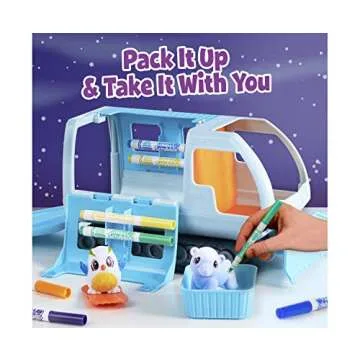 Crayola Scribble Scrubbie Pets Arctic Snow Explorer, Color & Wash Creative Toy, Gift for Kids, Age 3, 4, 5, 6