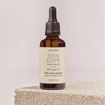 Josie Maran Hemp Seed Oil - Strong, Resilient, Glowing Skin that Bounces Back (50 ml/1.7 fl oz)
