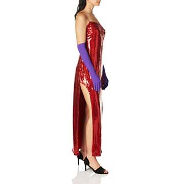 Party King Women's Toon Starlet Sexy Costume Dress Set, Red, Medium