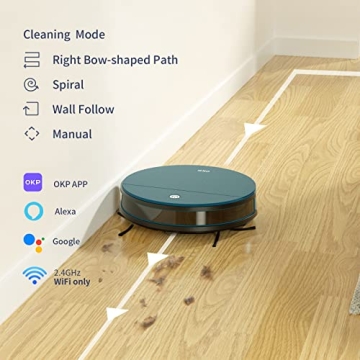 OKP K3P Robot Vacuum Cleaner with Smart Control and Power
