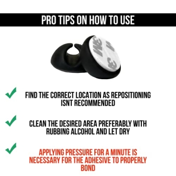 JTek 24-Pack Cord Organizer Strong Adhesive Cable Clips