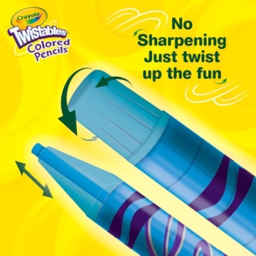 Crayola Twistables 50ct Colored Pencils - No Sharpening Needed