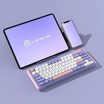 DUSTSILVER Wireless Mechanical Keyboard with RGB Backlighting