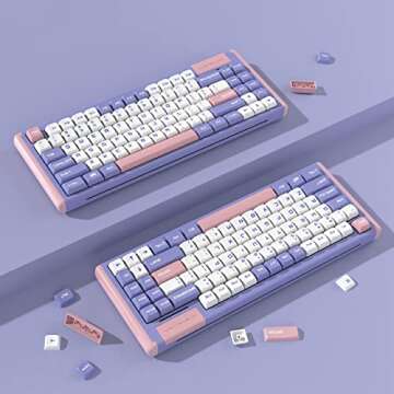 DUSTSILVER Wireless Mechanical Keyboard with RGB Backlighting