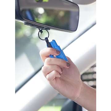 Resqme Emergency Keychain Safety Tool for Drivers