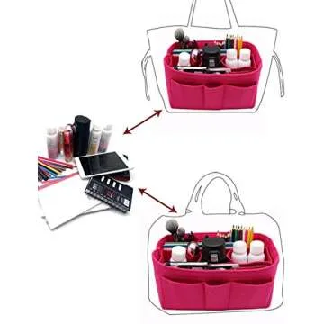 LEXSION Felt Purse Organizer for Timeless Organization
