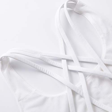 CRZ YOGA Strappy Longline Sports Bra for Women