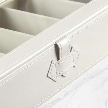 YAPISHI Sunglass Organizer - Elegant Eyewear Storage Box