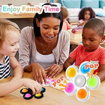 GOHEYI Fidget Spinners 6 Pack - Fun Sensory Toys for Kids