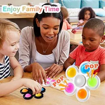 GOHEYI Fidget Spinners 6 Pack - Fun Sensory Toys for Kids