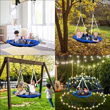 10-Foot Climbing Dome Saucer Accessory for Outdoor Fun