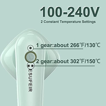 ESUFEIR Mini Iron for Travel & Home Use, 32W Portable Iron