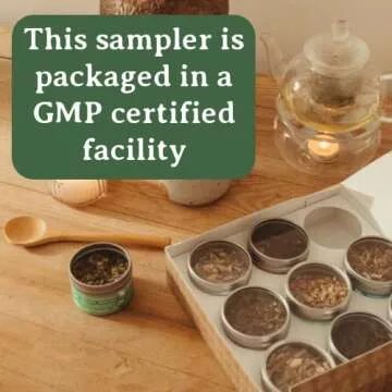 Heavenly Tea Leaves 9 Flavor Variety Pack, Loose Leaf Tea Sampler Gift Set (Approx. 90 Cups of Tea) - High to No Caffeine, Great Hot or Iced, Assortment of Green, Herbal, Black, & White Teas