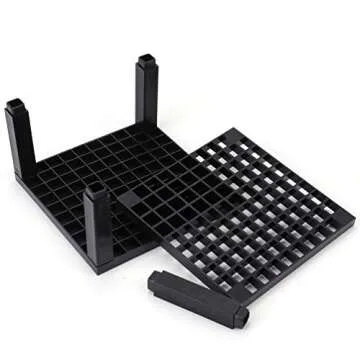 Foraineam 4-Pack 96 Holes Pencil Holder - Desk Organizer Ideas