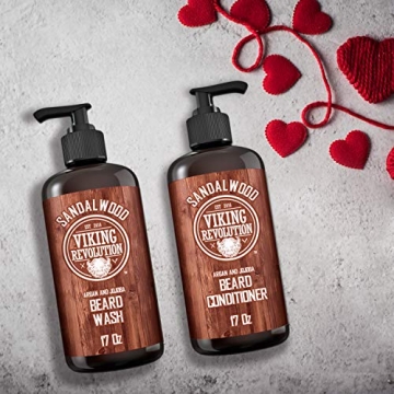 Viking Revolution Beard Wash & Conditioner Set - Natural Oils