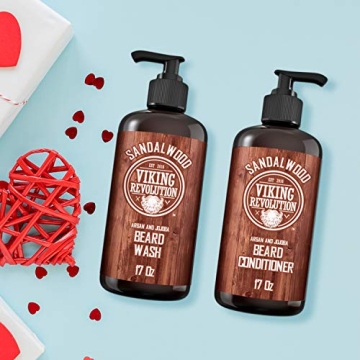 Viking Revolution Beard Wash & Conditioner Set - Natural Oils