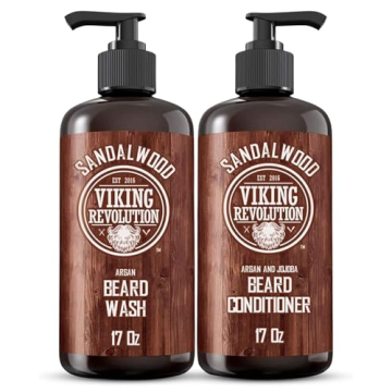 Viking Revolution Beard Wash & Conditioner Set - Natural Oils