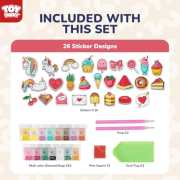 Unicorn Diamond Painting Kits for Kids Ages 3-12 Creative Fun