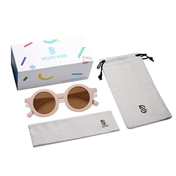 SOJOS Round Baby Polarized Sunglasses UV400 Protection