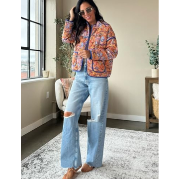 Stylish Omoone Women's Cropped Quilted Jacket for All Occasions